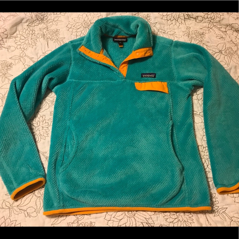 Patagonia XS Pullover Turquoise